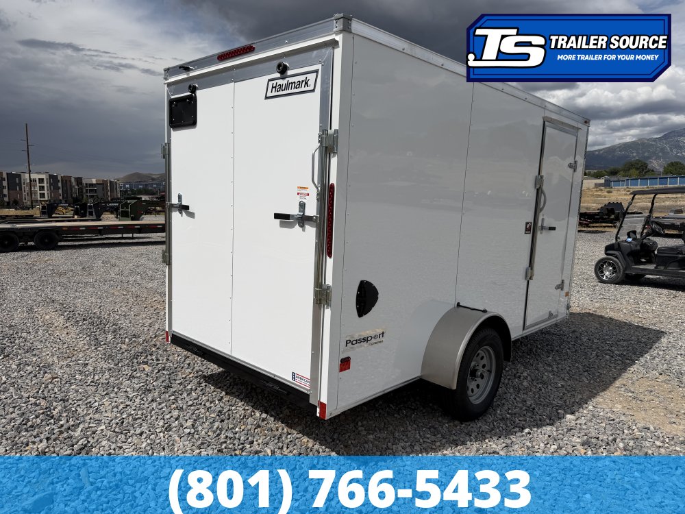 6x12 Haulmark Passport Enclosed Cargo Trailer - 6'6" Interior - 3.5K GVWR - .080 PolyCor