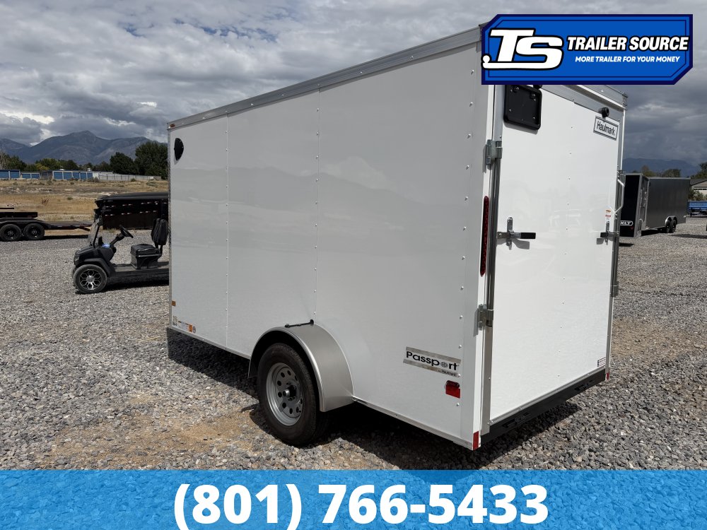 6x12 Haulmark Passport Enclosed Cargo Trailer - 6'6" Interior - 3.5K GVWR - .080 PolyCor