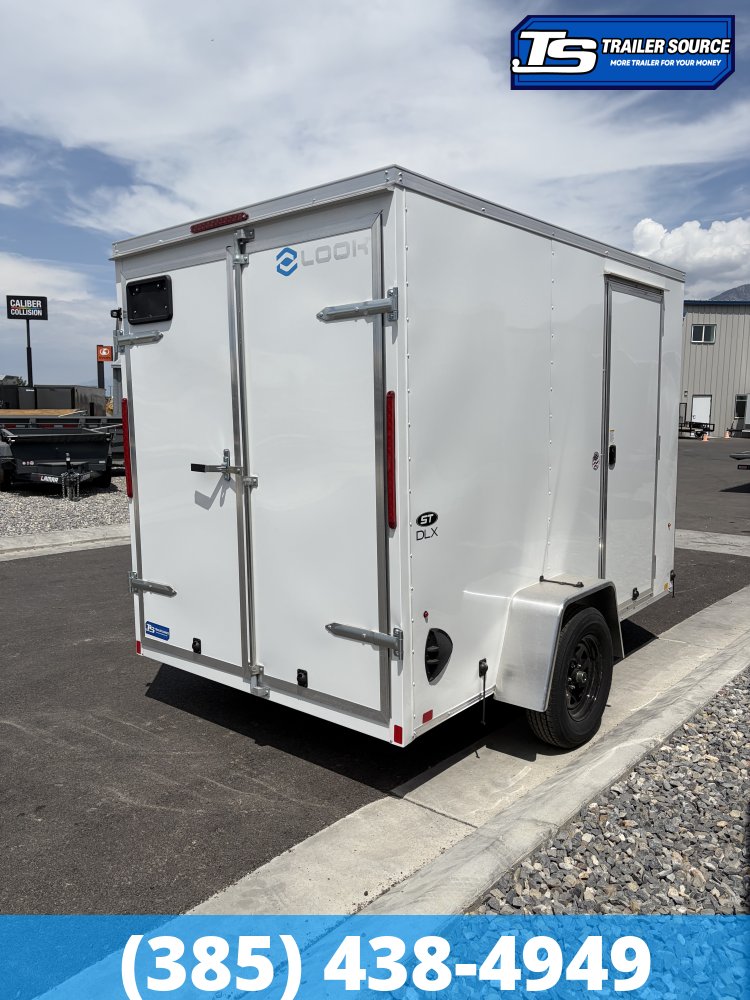 6x10 Look ST DLX Enclosed Cargo Trailer - 6'0" Interior - 3.5K GVWR - Barn Doors