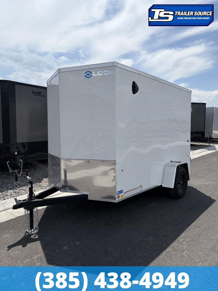 6x10 Look ST DLX Enclosed Cargo Trailer - 6'0" Interior - 3.5K GVWR - Barn Doors