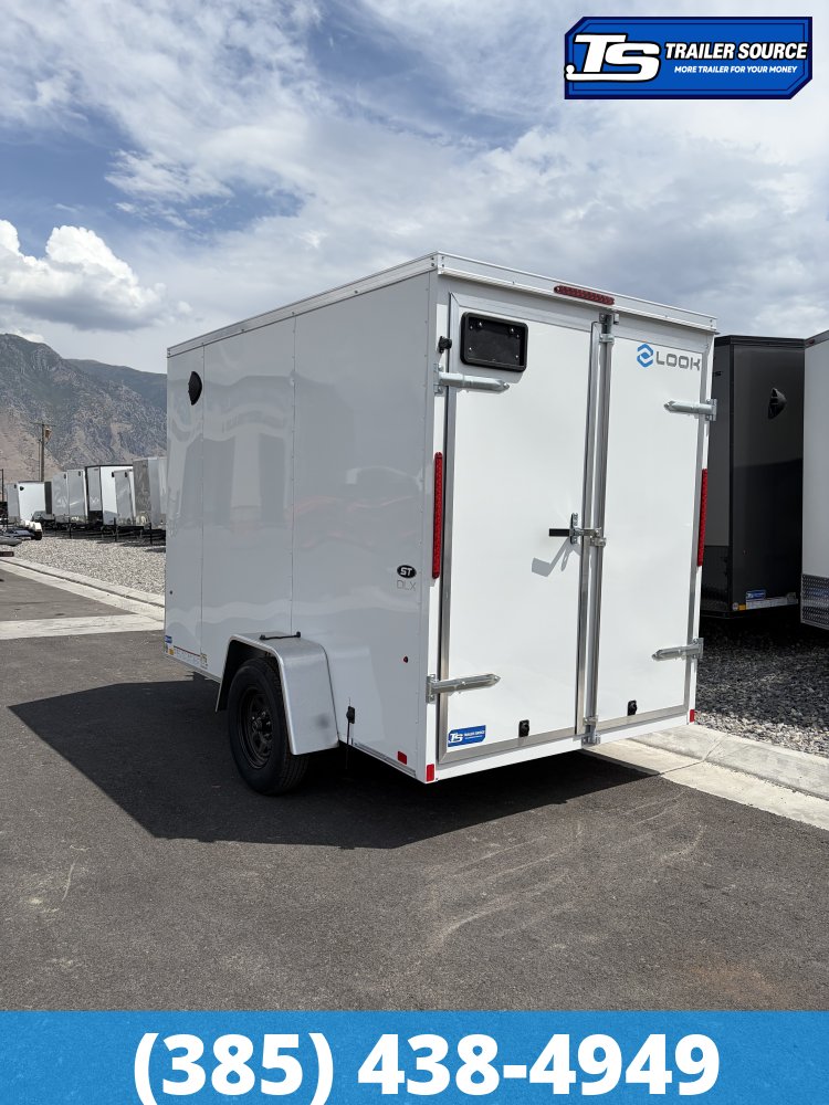 6x10 Look ST DLX Enclosed Cargo Trailer - 6'0" Interior - 3.5K GVWR - Barn Doors