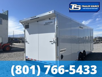 8.5x24 Haulmark Grizzly HD Contractor Edition Enclosed Cargo Trailer - 7'6" Interior - 14K GVWR - .080 PolyCor