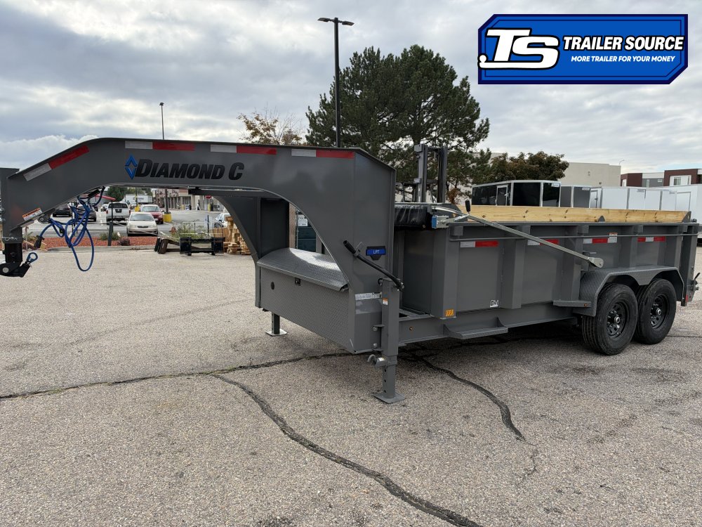 7x14 Diamond C LPT-GN 207 Gooseneck Dump