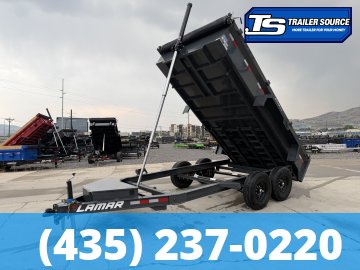 7x14 Lamar DG Dump Trailer - 14K GVWR -