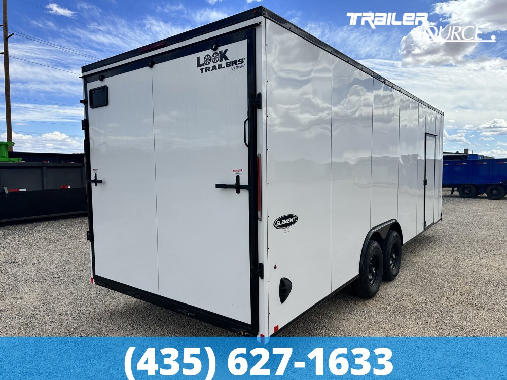 8.5x24 Look Element SE 7'6" Interior 14K Tandem Axle Enclosed Cargo