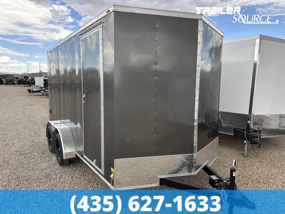 7x14 Wells Cargo Fast Trac Deluxe  Interior 7K Tandem Axle Enclosed Cargo