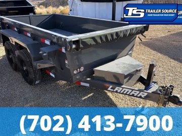 5x10 Lamar DS Dump Trailer - 18" Sides - 10K GVWR -