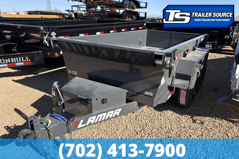 5x10 Lamar DS Dump Trailer - 18" Sides - 10K GVWR -