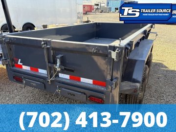 5x10 Lamar DS Dump Trailer - 18" Sides - 10K GVWR -