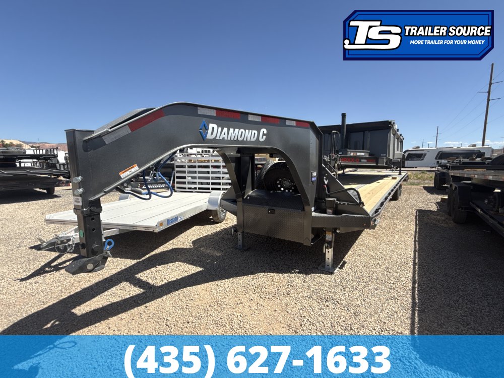 8.5x40 Diamond C FMAX 210 Gooseneck Equipment Maxx Ramps