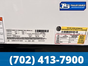 6x10 Look ST DLX Enclosed Cargo Trailer - 6'6" Interior - 3.5K GVWR - .080 PolyCor, 16" Cross Member Upgrade, Rear Spoiler w/ Load Lights