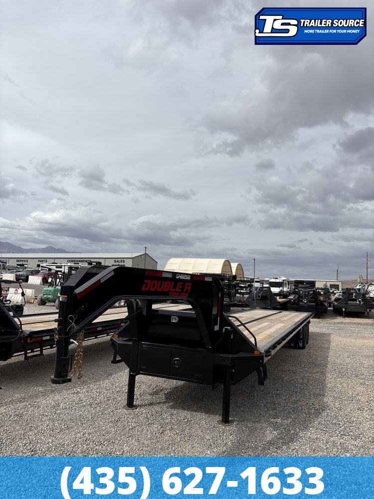 8.5x40 Double A Pro Series GHB-T Full Tilt w/ Container Pkg Trailer - 25.9K GVWR - Hydraulic Jack(s)