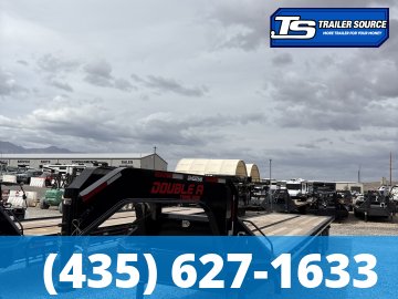 8.5x40 Double A Pro Series GHB-T Full Tilt w/ Container Pkg Trailer - 25.9K GVWR - Hydraulic Jack(s)