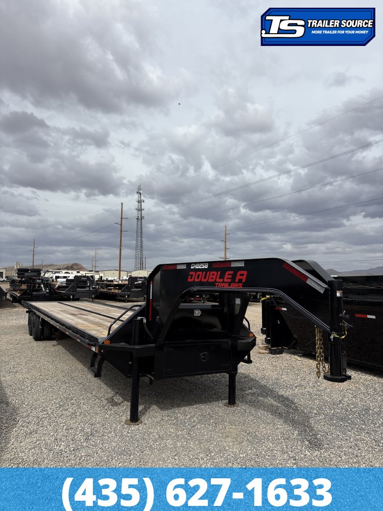 8.5x40 Double A Pro Series GHB-T Full Tilt w/ Container Pkg Trailer - 25.9K GVWR - Hydraulic Jack(s)