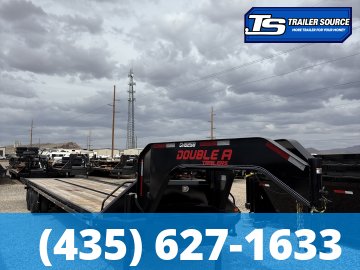 8.5x40 Double A Pro Series GHB-T Full Tilt w/ Container Pkg Trailer - 25.9K GVWR - Hydraulic Jack(s)