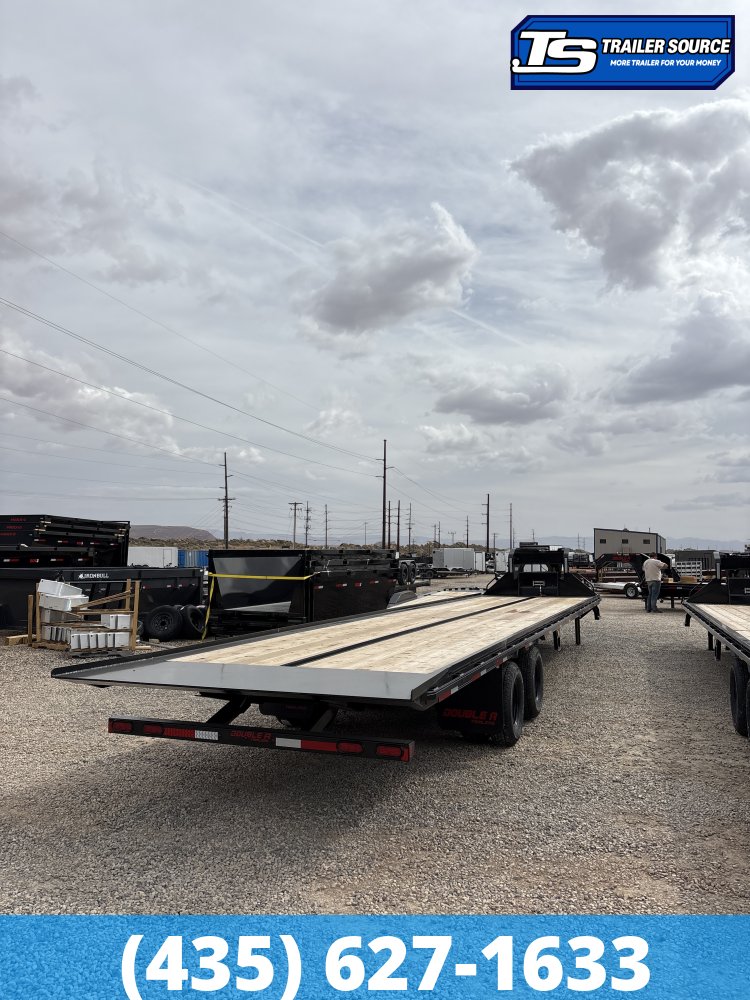 8.5x40 Double A Pro Series GHB-T Full Tilt w/ Container Pkg Trailer - 25.9K GVWR - Hydraulic Jack(s)