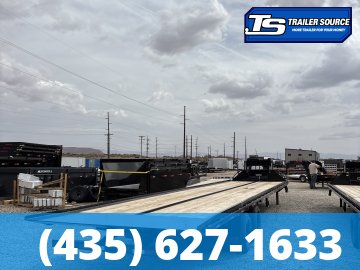 8.5x40 Double A Pro Series GHB-T Full Tilt w/ Container Pkg Trailer - 25.9K GVWR - Hydraulic Jack(s)