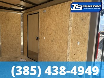 6x10 Look ST DLX Enclosed Cargo Trailer - 6'6" Interior - 3.5K GVWR - .080 PolyCor, Black Out Package, Rear Spoiler w/ Load Lights