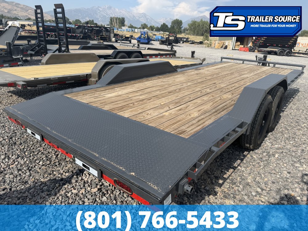 8.5x22 Lamar H6 Equipment Trailer - 14K GVWR - Wide Body w/ Drive Over Fenders