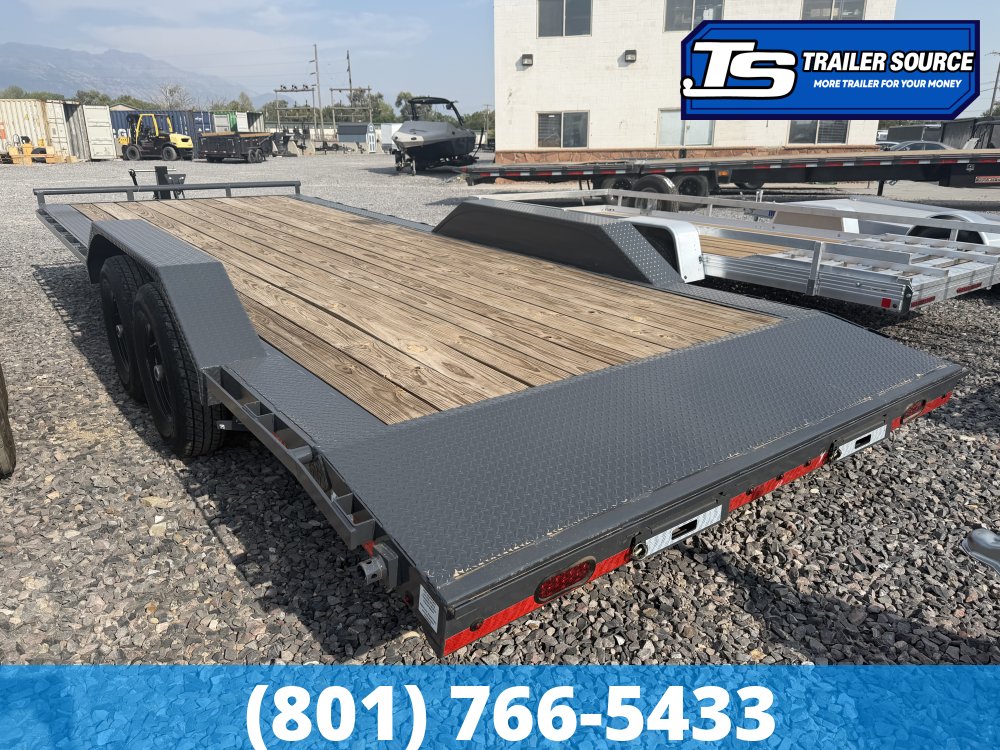 8.5x22 Lamar H6 Equipment Trailer - 14K GVWR - Wide Body w/ Drive Over Fenders
