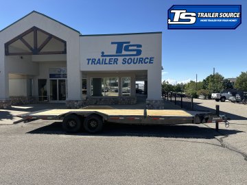 8.5x24 Diamond C HXD 210 Wide Body w/ Drive Over Fenders Tilt Trailer - 23K GVWR - 18 Ply Tires, ABS Brakes, Hydraulic Jack(s), Pro Tilt, Torsion Axles
