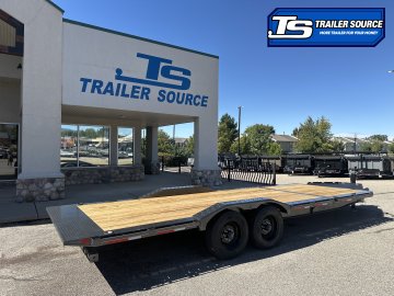 8.5x24 Diamond C HXD 210 Wide Body w/ Drive Over Fenders Tilt Trailer - 23K GVWR - 18 Ply Tires, ABS Brakes, Hydraulic Jack(s), Pro Tilt, Torsion Axles