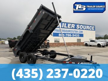 7x14 Lamar DG Dump Trailer - 14K GVWR -