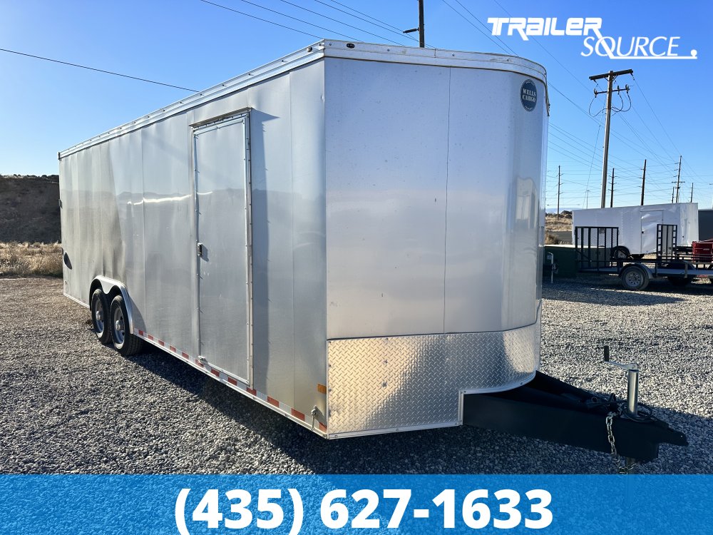 8.5x24 Wells Cargo Road Force 7'0" Interior 12K Tandem Axle Enclosed Car Hauler