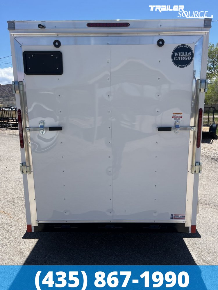 6x12 Wells Cargo FastTrac 6'6" Interior 7K Tandem Axle Enclosed Cargo