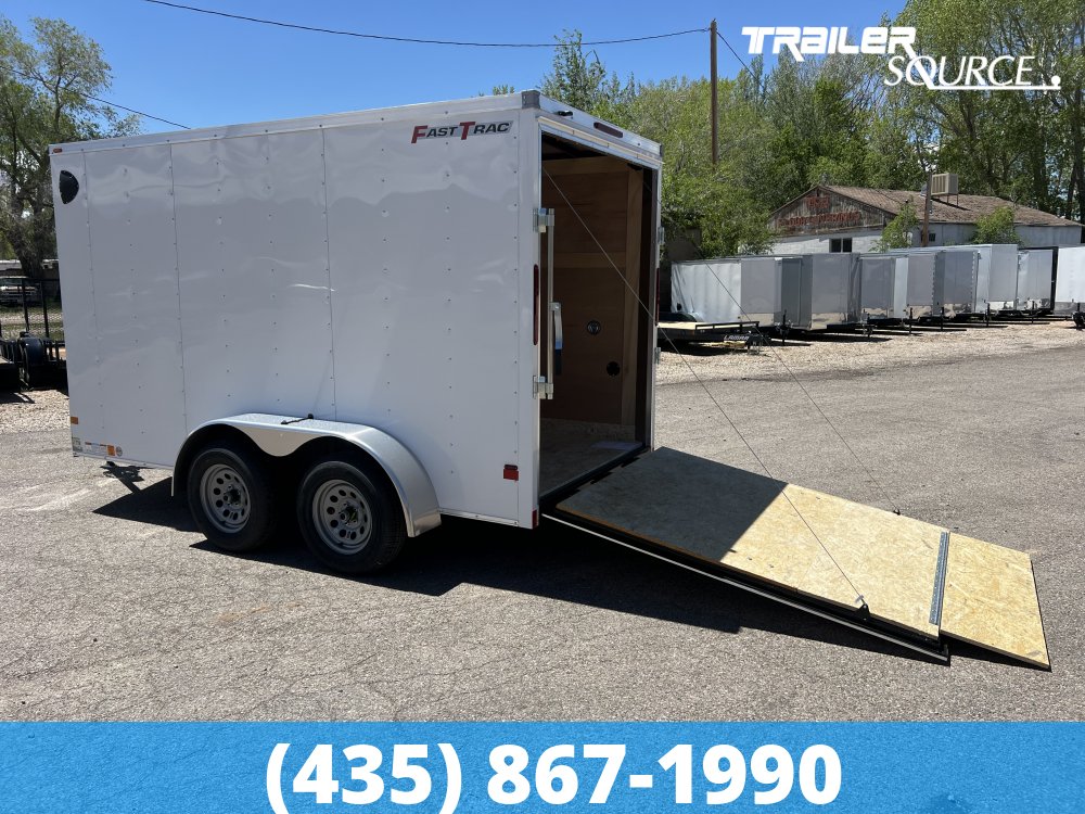 6x12 Wells Cargo FastTrac 6'6" Interior 7K Tandem Axle Enclosed Cargo