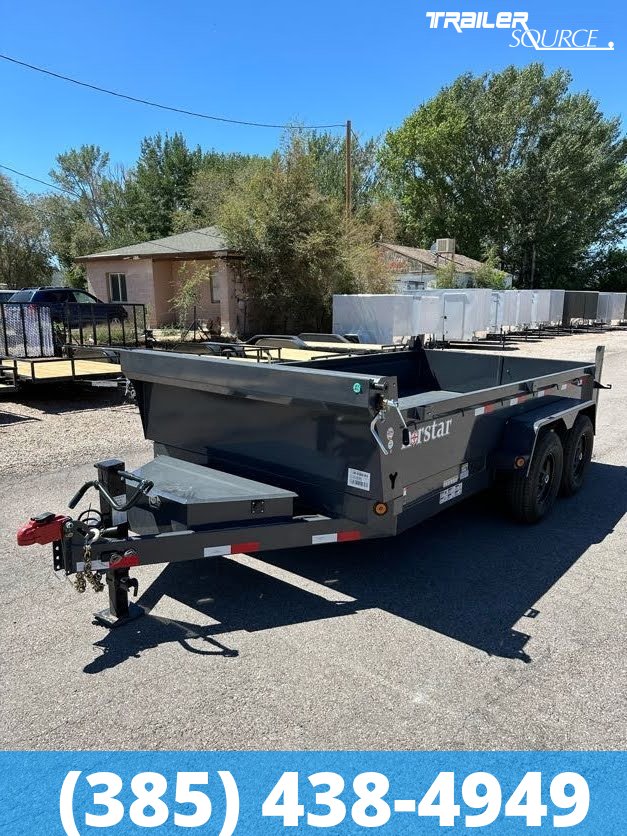 7x16 Norstar Iron Bull DCB 20" Sides 14K Dump Trailer
