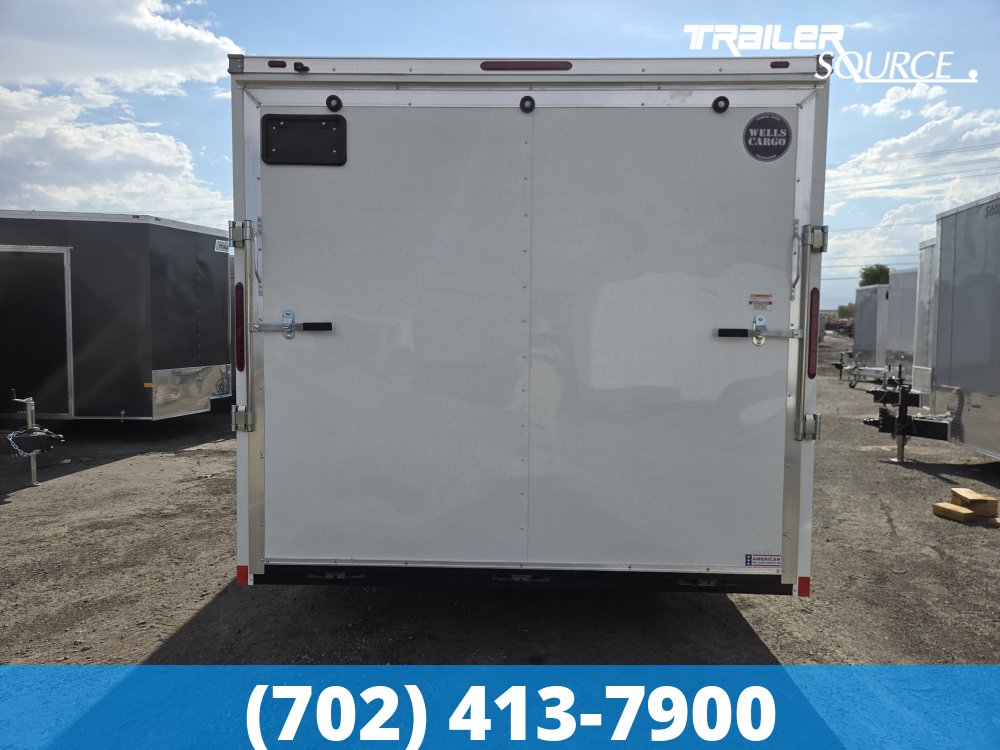 8.5x24 Wells Cargo Fast Trac Deluxe 7'0" Interior 10K Tandem Axle Enclosed Cargo
