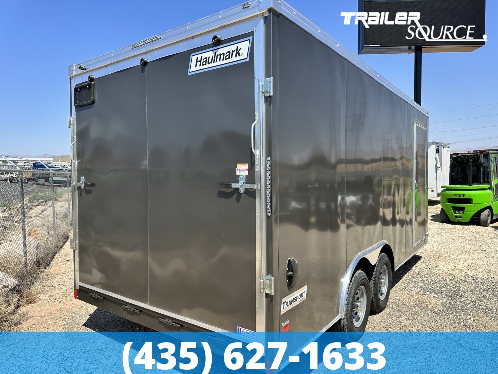 8.5x18 Haulmark Transport 7'6" Interior 10K Tandem Axle Enclosed Cargo