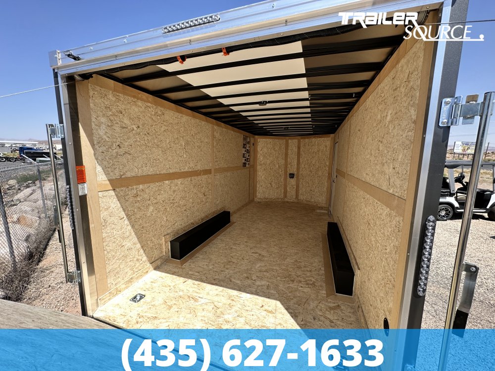 8.5x18 Haulmark Transport 7'6" Interior 10K Tandem Axle Enclosed Cargo