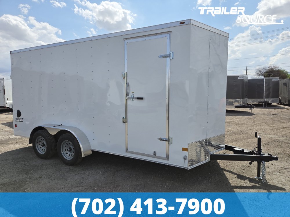 7x16 Haulmark Passport 7'0" Interior 7K Tandem Axle Enclosed Cargo Trailer