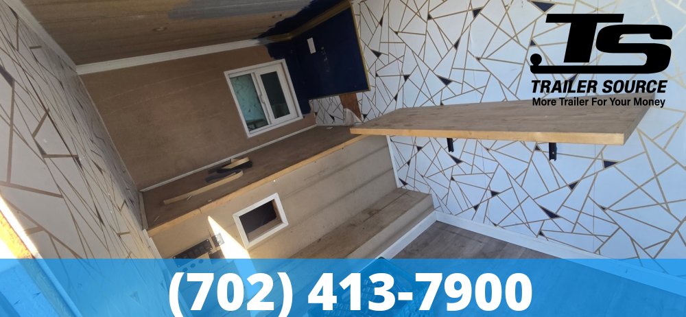 6x12 Interstate ENCLOSED Enclosed Cargo Trailer - 3.5K GVWR - Ramp Door, Side Door, Solar Panel