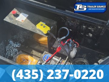 7x14 Liberty LD Dump Trailer - 40" Sides - 15.4K GVWR - Fork Holders