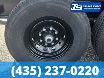 7x14 Liberty LD Dump Trailer - 40" Sides - 15.4K GVWR - Fork Holders