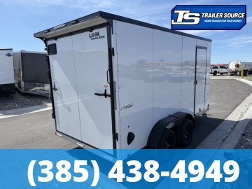 7x14 Look Vision Enclosed Car Hauler Trailer - 7'6" Interior - 7K GVWR - Black Out Package, Rear Spoiler w/ Load Lights