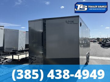8.5x20 Look Element SE Enclosed Cargo Trailer - 7'0" Interior - 10K GVWR - .080 PolyCor, Alloy Wheels, Black Out Package, Rear Spoiler w/ Load Lights