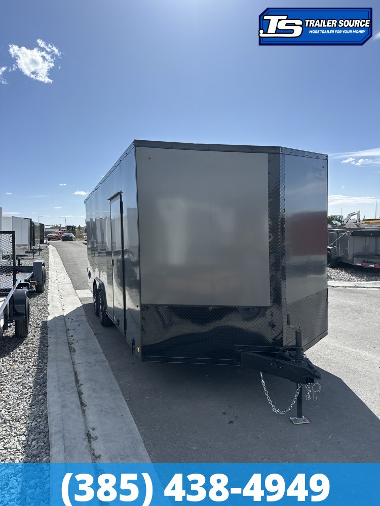 8.5x20 Look Element SE Enclosed Cargo Trailer - 7'0" Interior - 10K GVWR - .080 PolyCor, Alloy Wheels, Black Out Package, Rear Spoiler w/ Load Lights