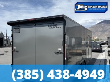 8.5x20 Look Element SE Enclosed Cargo Trailer - 7'0" Interior - 10K GVWR - .080 PolyCor, Alloy Wheels, Black Out Package, Rear Spoiler w/ Load Lights