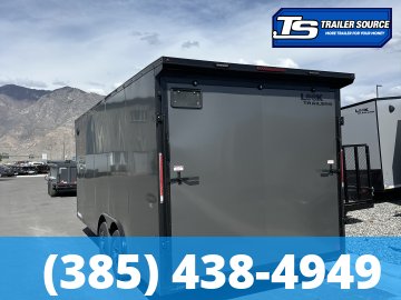 8.5x20 Look Element SE Enclosed Cargo Trailer - 7'0" Interior - 10K GVWR - .080 PolyCor, Alloy Wheels, Black Out Package, Rear Spoiler w/ Load Lights