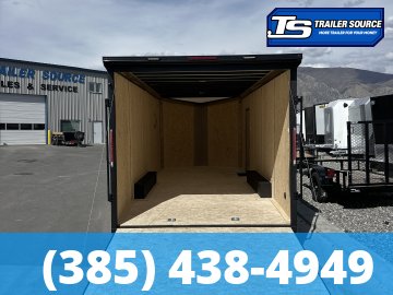 8.5x20 Look Element SE Enclosed Cargo Trailer - 7'0" Interior - 10K GVWR - .080 PolyCor, Alloy Wheels, Black Out Package, Rear Spoiler w/ Load Lights