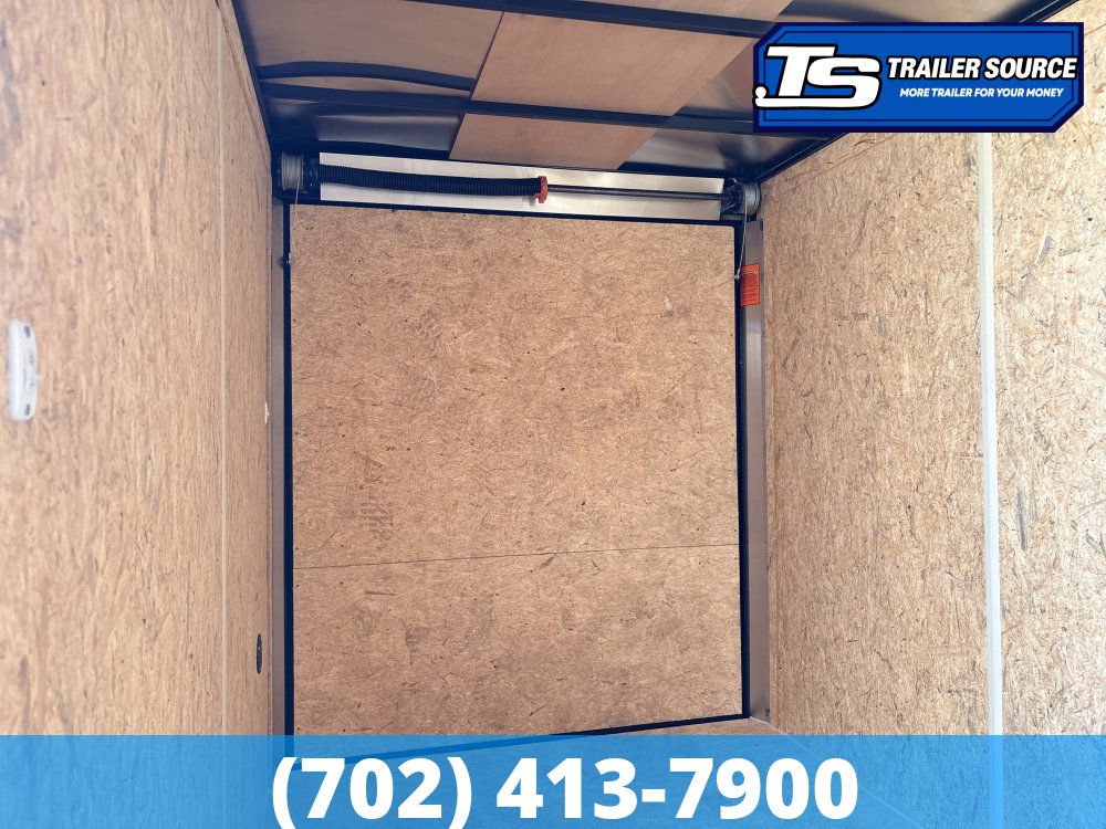 6x12 Look ST DLX Enclosed Cargo Trailer - 6'6" Interior - 3.5K GVWR - .080 PolyCor, 16" Cross Member Upgrade, Rear Spoiler w/ Load Lights