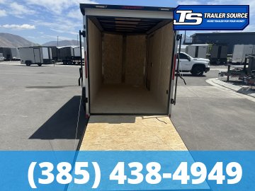 6x12 Look ST DLX Enclosed Cargo Trailer - 6'6" Interior - 3.5K GVWR - .080 PolyCor, Black Out Package, Rear Spoiler w/ Load Lights