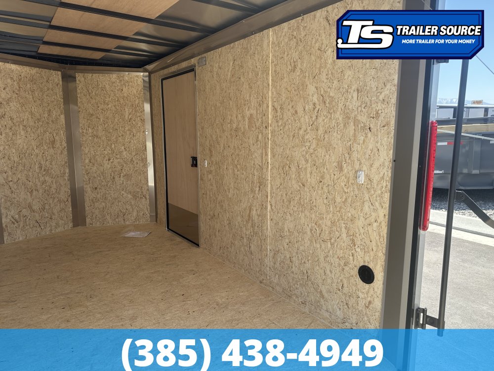 6x12 Look ST DLX Enclosed Cargo Trailer - 6'6" Interior - 3.5K GVWR - .080 PolyCor, Black Out Package, Rear Spoiler w/ Load Lights