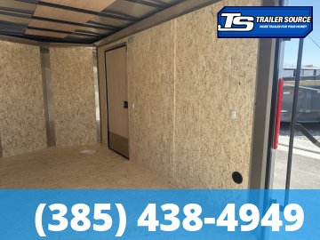 6x12 Look ST DLX Enclosed Cargo Trailer - 6'6" Interior - 3.5K GVWR - .080 PolyCor, Black Out Package, Rear Spoiler w/ Load Lights