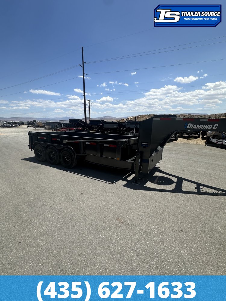 7x16 Diamond C LPT-GN 307 Gooseneck Dump