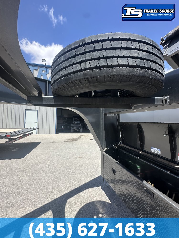 7x16 Diamond C LPT-GN 307 Gooseneck Dump Trailer - 24" Sides - 24K GVWR - 14 Ply Tires